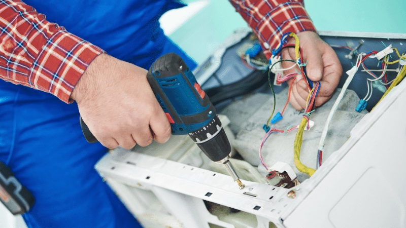 Narlıdere Fagor Fagor çamaşır makinesi kart tamiri – Su almama arızası orijinal parça ile giderildi. - Teknik servis örneği